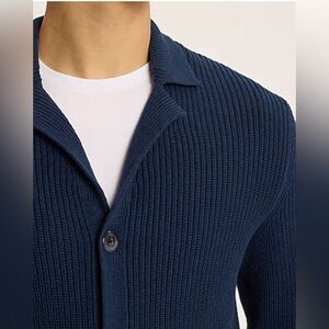 Express 100% cotton button up collared cardigan sweater